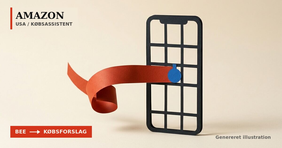 Redaktionel illustration til &bdquo;Amazon lader Bee omdanne samtaler til købsforslag&ldquo;