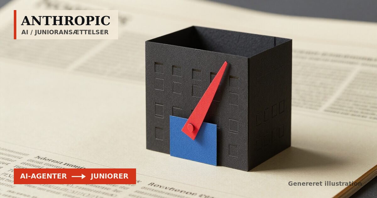 Redaktionel illustration til &bdquo;Anthropics agenter arbejdede seks gange flere timer end folk&ldquo;