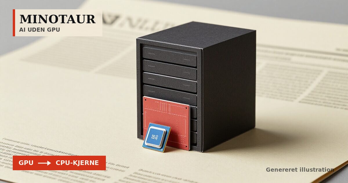 Redaktionel illustration til &bdquo;Du kan køre Minotaur på én almindelig CPU-kerne&ldquo;