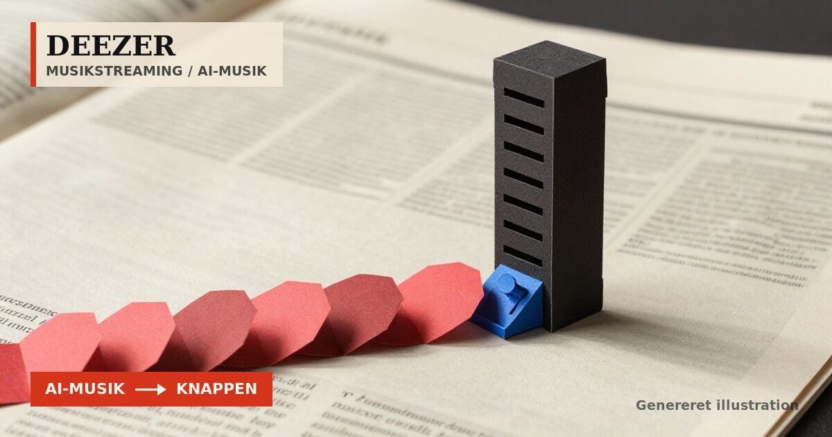 Redaktionel illustration til &bdquo;Du kan snart fjerne AI-musik i søgninger på Deezer&ldquo;