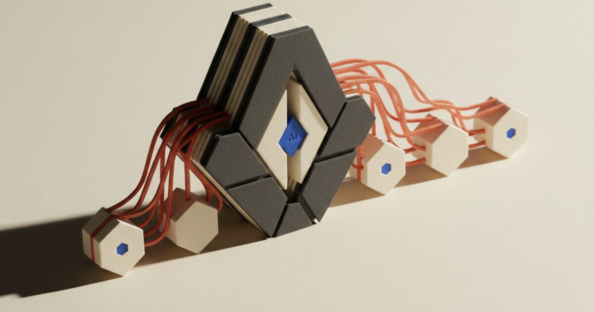 Redaktionel illustration til „Flere chips deler AI-arbejdet og letter tunge modeller“