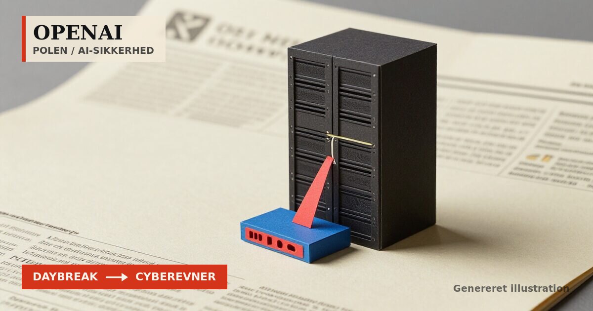 Redaktionel illustration til „Polske forskere får OpenAI-modeller med cyberevner“