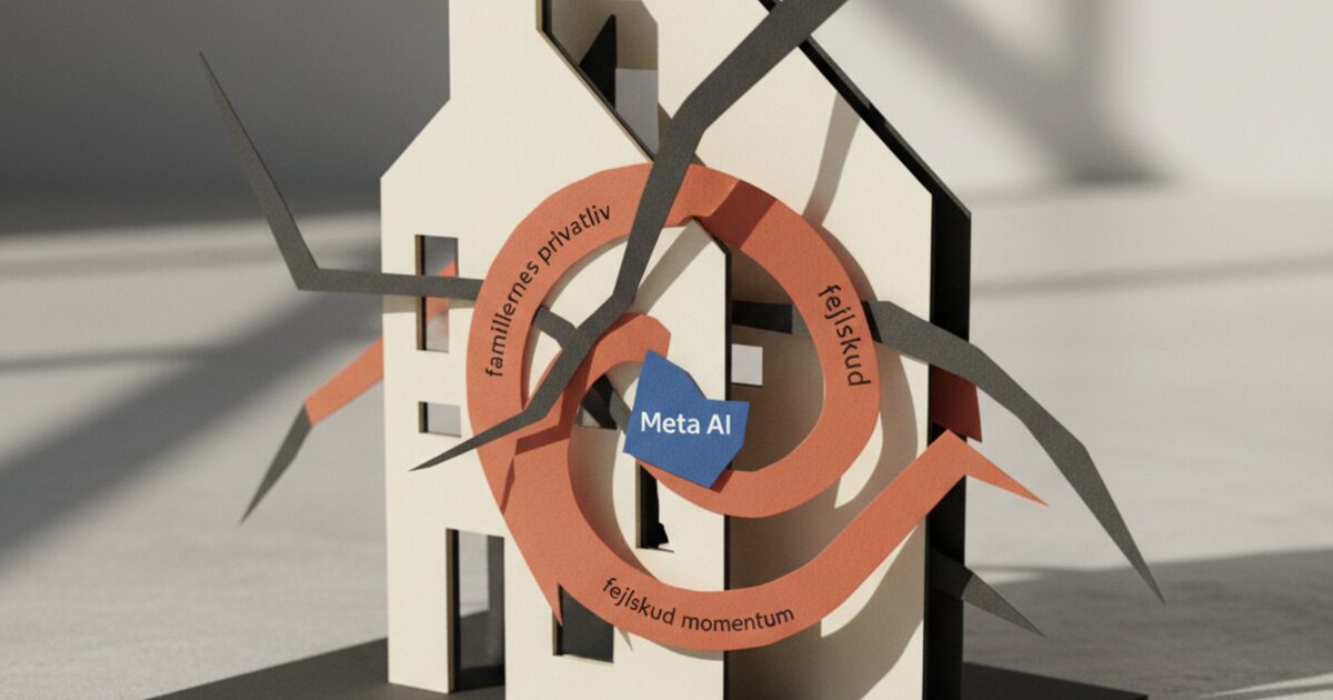 Redaktionel illustration til „Techgiganten lader sin AI snage i familiers privatliv“